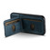 iPhone 14 Pro Suteni H02 Leather Wallet Stand Back Phone Case - Blue
