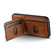 iPhone 14 Pro Suteni H02 Leather Wallet Stand Back Phone Case - Brown