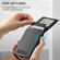 iPhone 14 Pro Suteni H19 Litchi Grain 2-in-1 MagSafe Removable Card Box Back Phone Case - Black