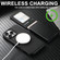 iPhone 14 Pro Suteni H19 Litchi Grain 2-in-1 MagSafe Removable Card Box Back Phone Case - Black