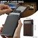 iPhone 14 Pro Suteni H19 Litchi Grain 2-in-1 MagSafe Removable Card Box Back Phone Case - Brown