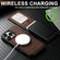 iPhone 14 Pro Suteni H19 Litchi Grain 2-in-1 MagSafe Removable Card Box Back Phone Case - Brown