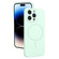 iPhone 14 Pro Thin Circle MagSafe Fine Hole Liquid Silicone Phone Case - Mint Green