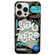iPhone 14 Pro TOMATO Text Graffiti TPU Hybrid PC Phone Case - Black