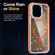 iPhone 14 Pro Two-color Glitter Powder Lens Holder Magsafe Phone Case - Orange
