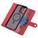 iPhone 14 Pro ViLi GHB Series MagSafe Magnetic Zipper Leather Phone Case - Red