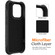 iPhone 14 Pro Wave Texture MagSafe Magnetic Liquid Silicone Phone Case - Black