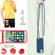 iPhone 14 Pro Wheat Straw Material + TPU Shockproof Phone Case with Neck Lanyard - Blue