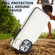 iPhone 14 Pro YM007 Ring Holder Card Bag Skin Feel Phone Case - White
