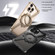 iPhone 14 Pro Z-shaped Frameless Metal 360 Holder MagSafe Phone Case - Space Silver