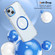 iPhone 14 Plus / 15 Plus Ice Feel HD Transparent MagSafe PC Full Coverage Phone Case - Blue