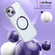 iPhone 14 Plus / 15 Plus Ice Feel HD Transparent MagSafe PC Full Coverage Phone Case - Purple