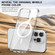 iPhone 14 Plus Aurora Series MagSafe Phone Case - Transparent Black