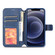 iPhone 14 Plus AZNS Calf Texture Flip Leather Phone Case - Blue