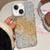 iPhone 14 Plus Butterflies Starry Sky Gradient IMD Phone Case - Yellow