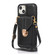 iPhone 14 Plus Card Slot Lanyard Phone Case - Black