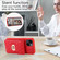 iPhone 14 Plus Card Slot Leather Phone Case - Red