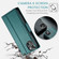 iPhone 14 Plus CaseMe 023 Butterfly Buckle Litchi Texture RFID Anti-theft Leather Phone Case - Pearly Blue