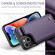 iPhone 14 Plus CaseMe C22 Card Slots Holder RFID Anti-theft Phone Case - Purple