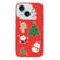 iPhone 14 Plus Christmas Series PC Full Coverage Pattern Phone Case - CW040 White