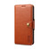 iPhone 14 Plus Denior Cowhide Texture Wallet Style Leather Phone Case - Brown