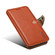 iPhone 14 Plus Denior Cowhide Texture Wallet Style Leather Phone Case - Brown