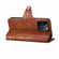 iPhone 14 Plus Denior Crocodile Texture Oil Edge Leather Phone Case - Brown