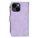 iPhone 14 Plus Dream 9-Card Zipper Wallet RFID Leather Phone Case with Lanyard - Purple