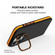 iPhone 14 Plus Dual-Color Shockproof TPU Phone Case - Orange