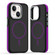 iPhone 14 Plus Dual-Color Skin Feel MagSafe Phone Case - Black Purple
