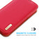 iPhone 14 Plus DUX DUCIS Hivo Series Cowhide + PU + TPU Leather Case - Red