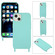 iPhone 14 Plus Elastic Silicone Lanyard Case - Sky Blue