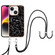 iPhone 14 Plus Electroplating Dual-side IMD Phone Case with Lanyard - Equation