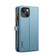 iPhone 14 Plus ESEBLE Star Series Lanyard Zipper Wallet RFID Leather Case - Blue