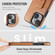 iPhone 14 Plus Fierre Shann Oil Wax Cow Leather Holder Back Phone Case - Brown