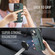 iPhone 14 Plus Fierre Shann Oil Wax Cow Leather Holder Back Phone Case - Green