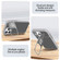 iPhone 14 Plus Folding Holder Carbon Fiber MagSafe Phone Case - Grey