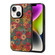 iPhone 14 Plus Four Seasons Flower Language Series TPU Phone Case - Spring Green