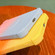 iPhone 14 Plus Four-Corner Shockproof Gradient TPU Phone Case - Orange Yellow