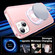 iPhone 14 Plus Frosted Skin Feel MagSafe Holder 360 Full Body Phone Case - Pink