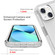 iPhone 14 Plus Full Body Shockproof Clear Gradient Phone Case - Red