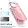 iPhone 14 Plus Glitter MagSafe Shockproof Phone Case - Pink