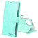 iPhone 14 Plus GOOSPERY BLUE MOON Crazy Horse Texture Leather Case - Mint Green