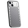 iPhone 14 Plus Honeycomb Radiating Alloy Phone Case - Space Silver