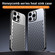iPhone 14 Plus Honeycomb Radiating Alloy Phone Case - Space Silver