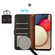 iPhone 14 Plus KHAZNEH Litchi Texture Leather RFID Phone Case - Black