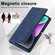 iPhone 14 Plus LC.IMEEKE RFID Anti-theft Leather Phone Case - Blue