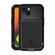 iPhone 14 Plus LOVE MEI Metal Shockproof Life Waterproof Dustproof Phone Case - Black