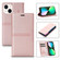 iPhone 14 Plus Magnetic Leather Phone Case - Rose Gold