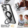 iPhone 14 Plus MagSafe Acrylic Hybrid TPU Phone Case with Holder - Grey